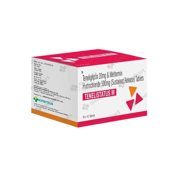 tenelistatus m 500mg tablet 10's